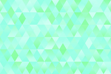 Pastel Teal Mint Green Blue Triangle Pattern Seamless Colorful Rhomb Background Geometric Minimalism