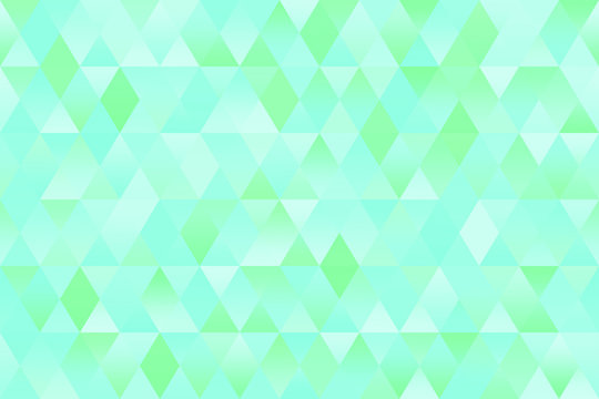 Pastel Teal Mint Green Blue Triangle Pattern Seamless Colorful Rhomb Background Geometric Minimalism