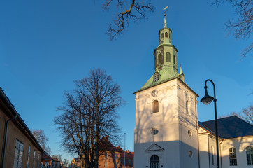 Gamle Fredrikstad church, kirke, kościół, Stare miasto, old city, gamlebyen , Kongsten fort Norge Norway Norwegia	