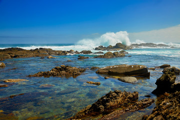 Low tide at rocky reef