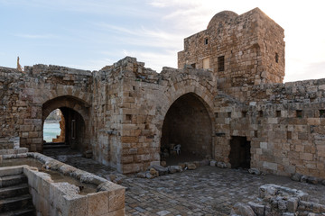 Saida Crusader Castle, Lebanon