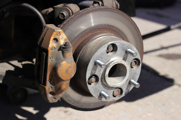 Brake disc for drift car.