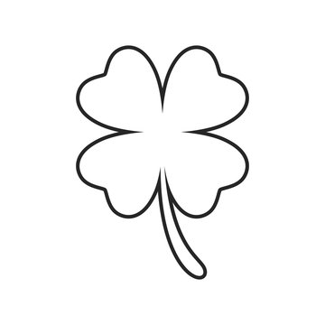 Four Leaf Clover Outline Images – Browse 6,869 Stock Photos