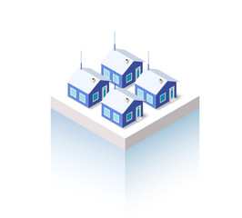 Architecture vector illustration city