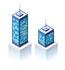 Architecture vector illustration city