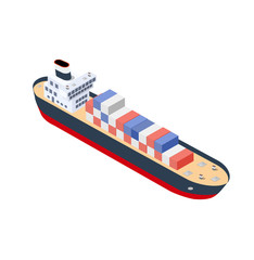 Isometric ship container