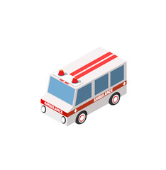 Ambulance car Isometric auto