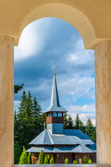Caraiman monastery in Busteni, Transylvania, Romania