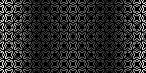 Seamless Geometrical Texture. Vector Illustration. For Design, Wallpaper, Fashion, Print. Charcoal silver color