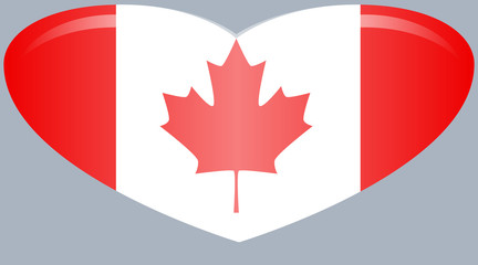 Fototapeta na wymiar Canada flag, official colors and proportion correctly. National Canada flag.