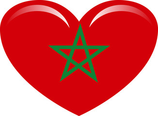 Simple flag of Morocco. Moroccan flag. Correct size, proportion, colors