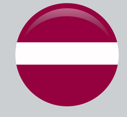 Latvia flag, official colors and proportion correctly. National Latvia flag.