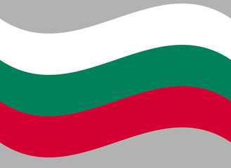 Bulgaria flag, official proportion correctly. National Bulgaria flag. Flat