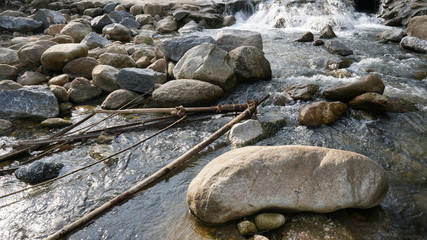 stones in water