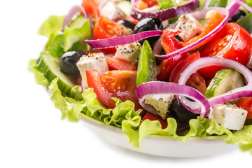 Bowl of Healthy Greek Salad