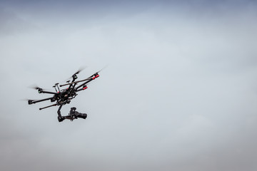 Big professional heavy drone