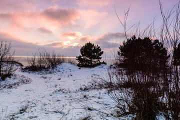 Pucka Bay in winter time.  