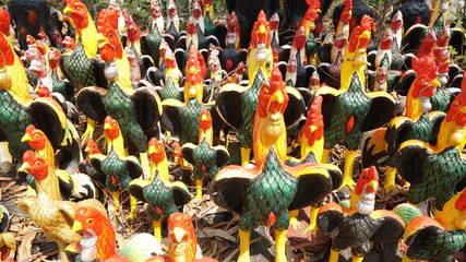 chicken in the temple