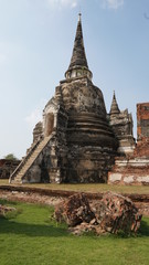Fototapeta premium temple in ayutthaya thailand