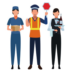 Jobs and professions avatars