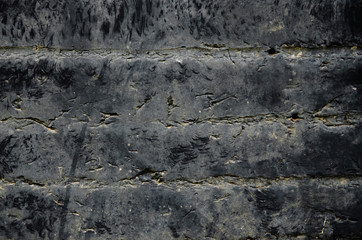 Closeup old black tire texture. Background Wallpaper