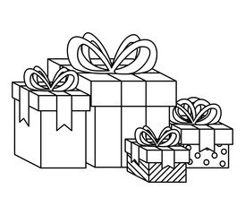 gifts boxes presents icon