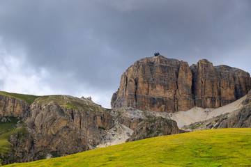 Sass Pordoi e gruppo del Sella
