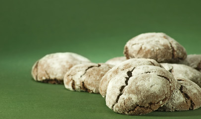 delicious gingerbread on the table
