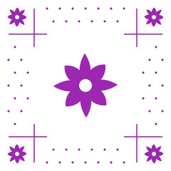 Flower Icon Background