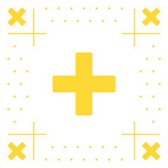 Medical Cross Icon Background