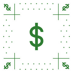 Dollar Icon Background
