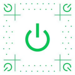 Power Icon Background