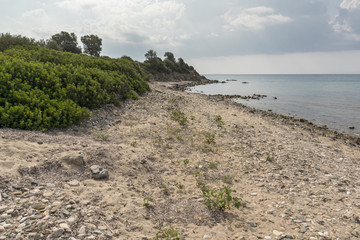 Seascape of Monopetro Beach at Sithonia peninsula, Chalkidiki, Central Macedonia, Greece