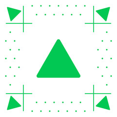Triangle Icon Background