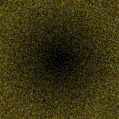  Golden texture. Festive black background with golden sand particles. Design element
