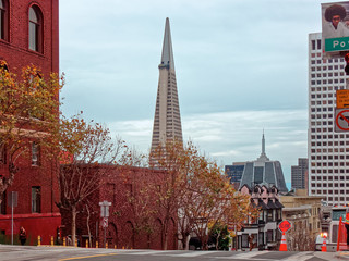 View of the streets of San Francisco