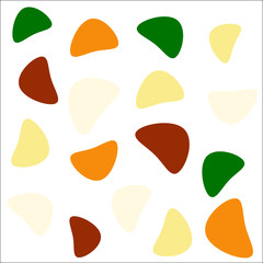 Seamless pattern particles