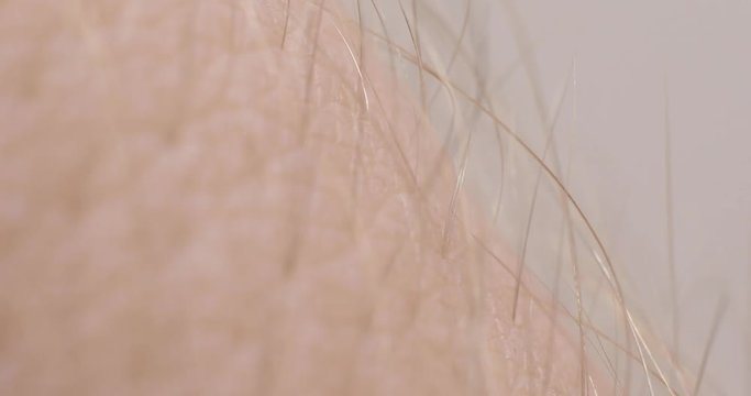 The texture of the skin. Human skin. Macro photo. Close up.