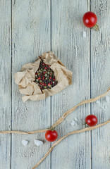 spices on background 