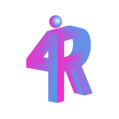 4.0 industrial revolution. 4IR sign