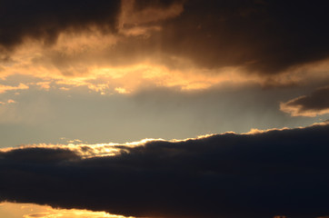 CLOUDS, PLANE, 