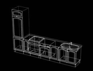 Kitchen Elements Architect blueprint 