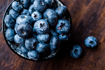 Blueberries / Fresh Raw Organic Berries or Blueberry