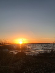 sundown over R&uuml;gen