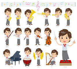 Western cuisine cook men_classic music