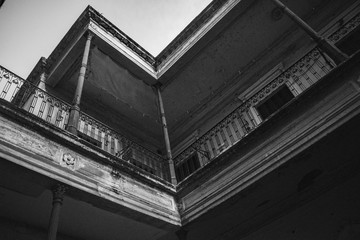 abandoned building in buenos aires city