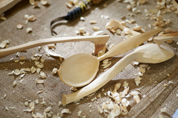 Wooden Spoon - Cutting Manufacture