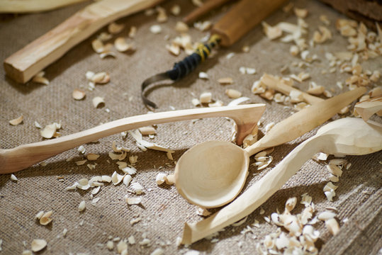 Wooden Spoon - Cutting Manufacture