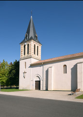 Fototapeta na wymiar Eglise Notre Dame Moliets et Maa