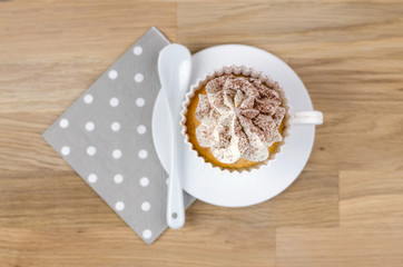 Cappuccino Cupcakes: a delicious cupcake with a rich coffee flavour